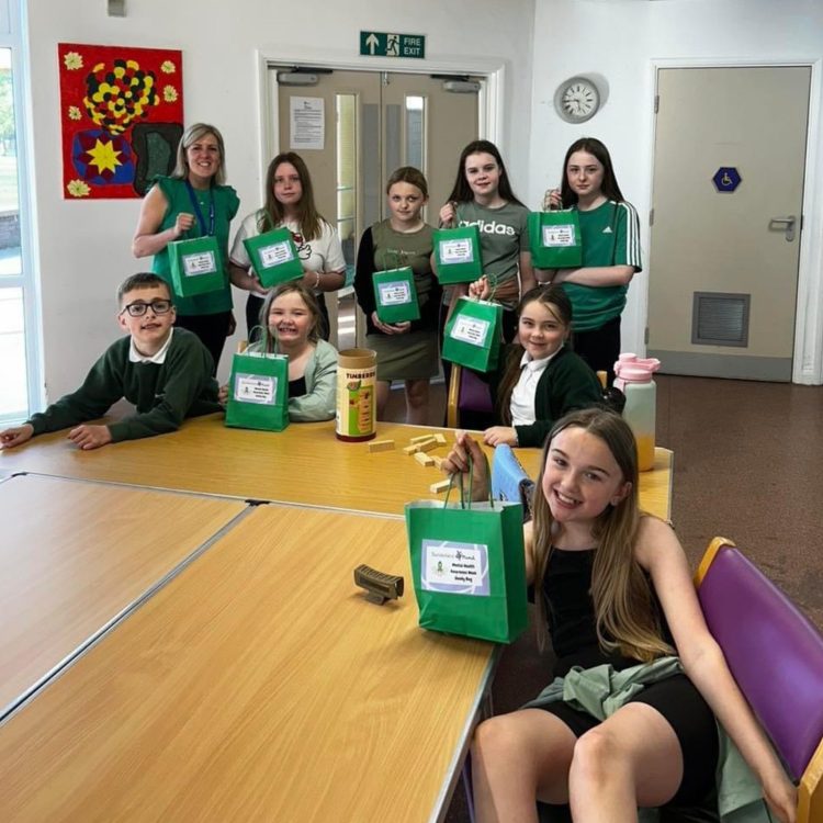 Youth Space members celebrating Mental Health Awareness Week