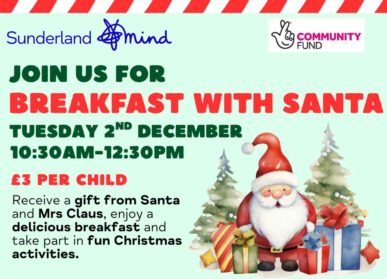 Join us for Breakfast with Santa